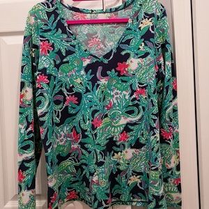 Lilly Pulitzer long sleeve top L