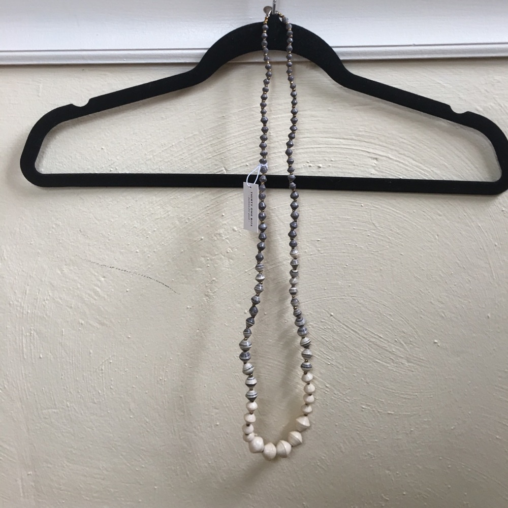 Thirty One (31) Bits Beaded Citron Escape Necklace