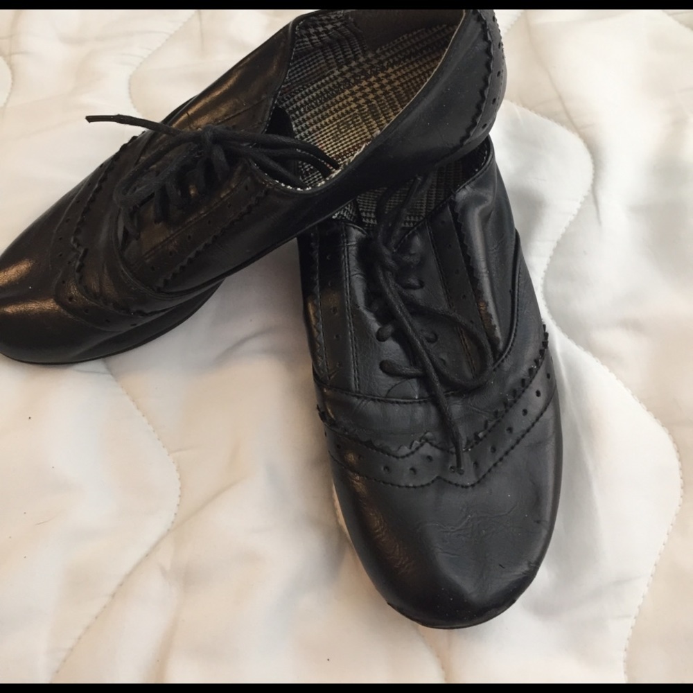 Black Lace Up Shoes
