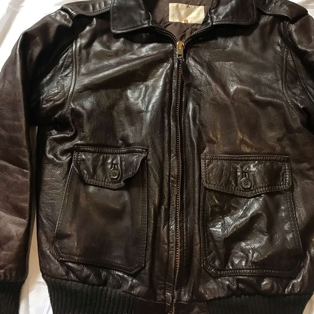 Vintage Brown Leather jacket