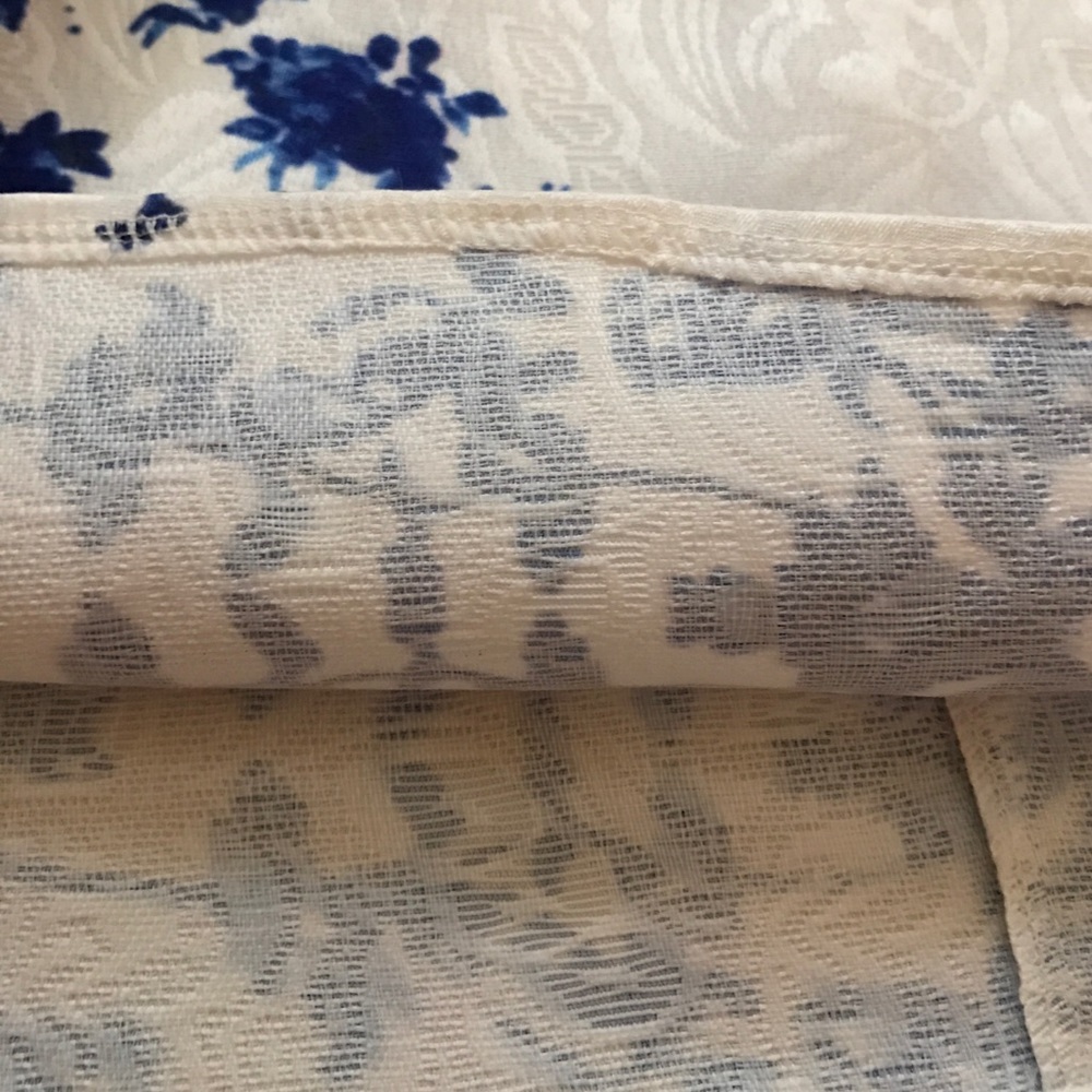 Blue Chrysanthemum Fit & Flare Dress - Picture 5 of 7