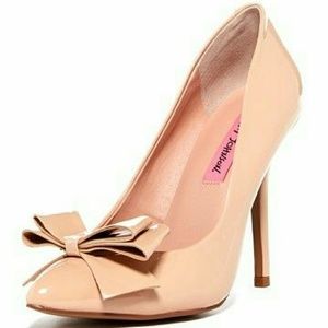 Betsey Johnson Reload Nude Patent Leather Size 8
