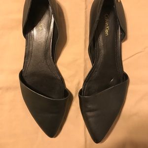 Calvin Klein black flats