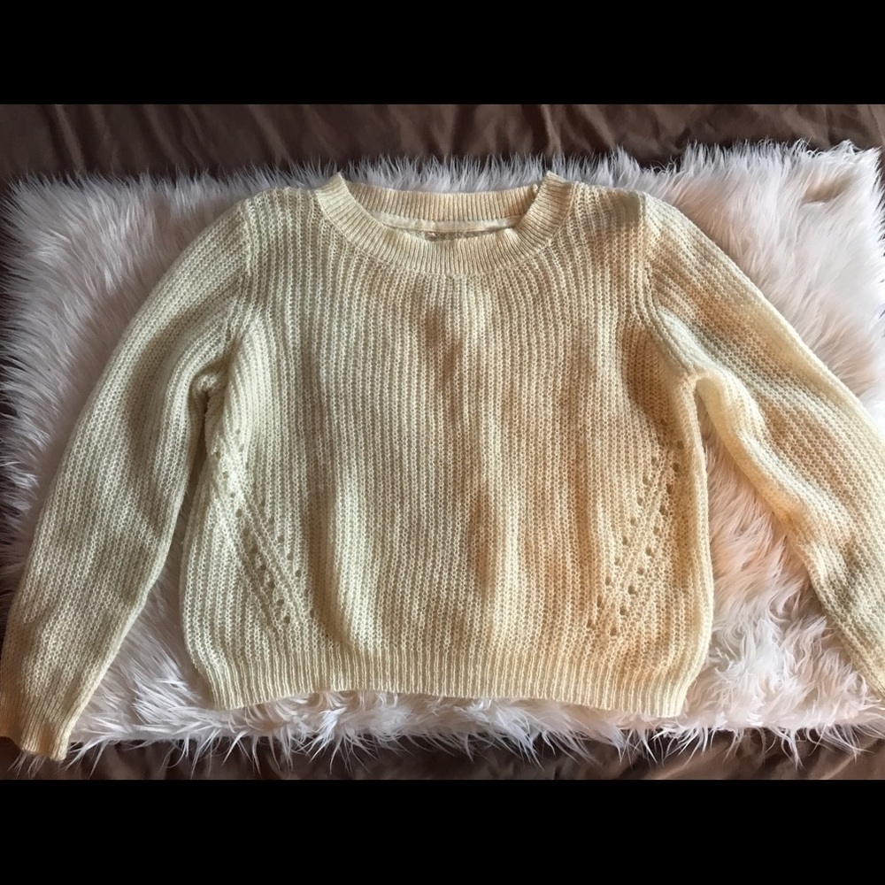 Cream oversized sweater