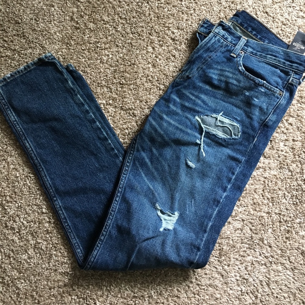 Brand new distressed hollister jeans