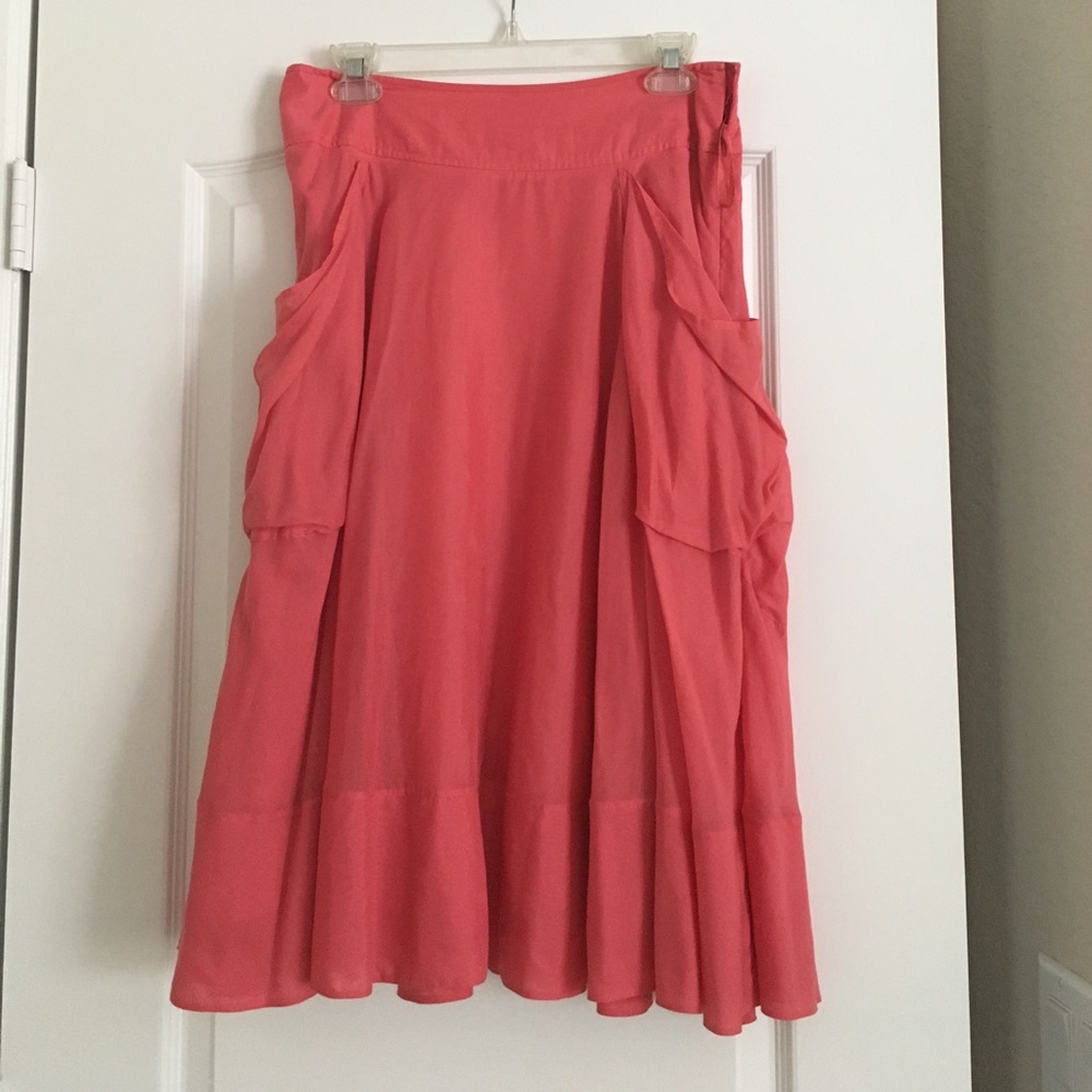 DKNY soft flowy skirt