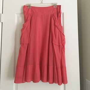 DKNY soft flowy skirt