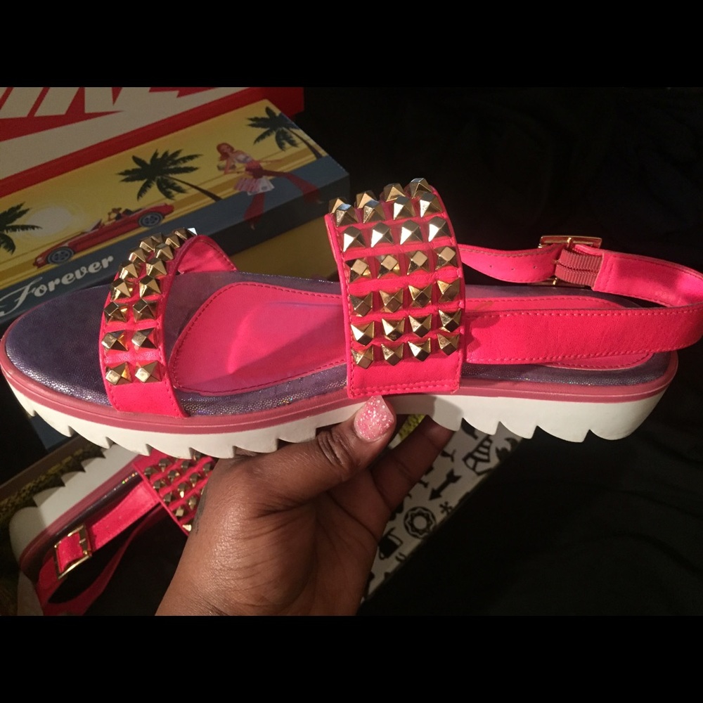 Hot Pink Sandals
