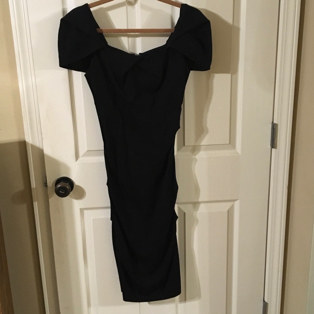 Black formal dress