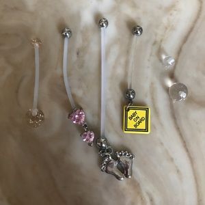 Lot of Pregnancy belly rings 14g