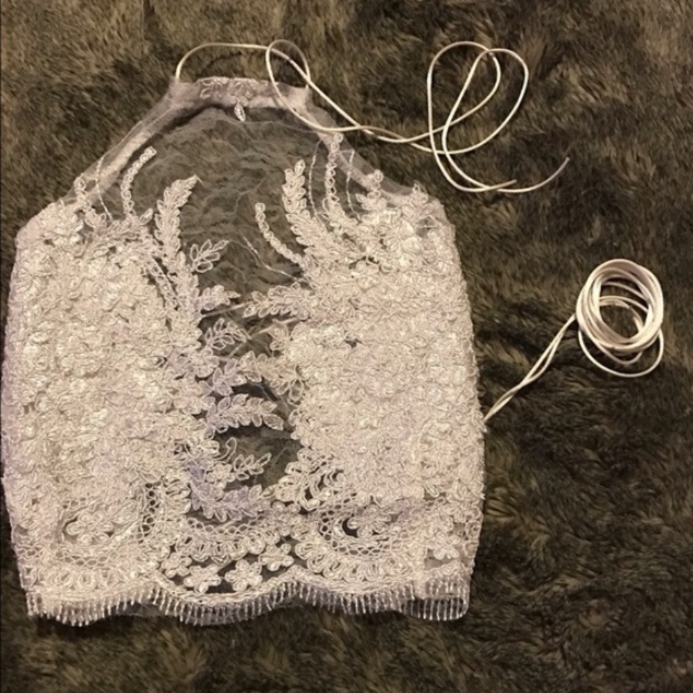 Brandy Melville Lace Halter