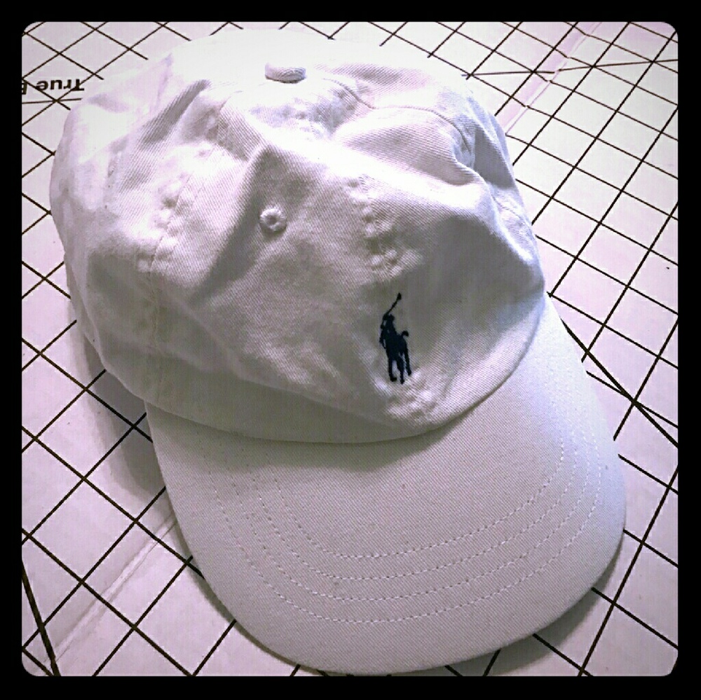 White polo hat