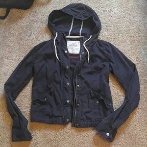 Navy Blue Hollister Jacket