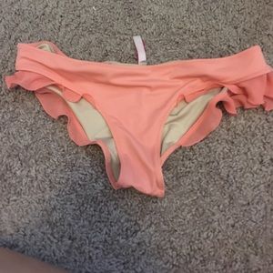 VICTORIA's SECRET PEACH BIKINI BOTTOMS