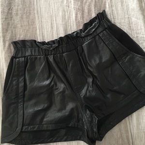 Rebecca Minkoff leather shorts