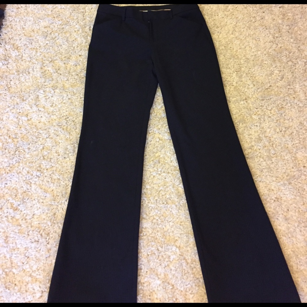 Navy Blue w/pinstripes Gap Perfect Trouser size 0