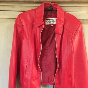 Red Leather Jacket