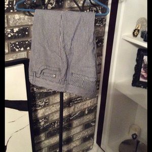 Denim stripe Capris!!