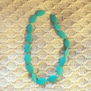 Teal Silicone Teething Necklace