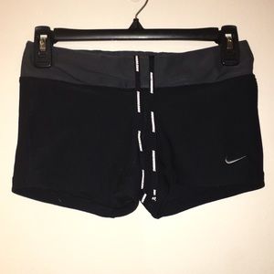 Nike black dri fit spandex shorts