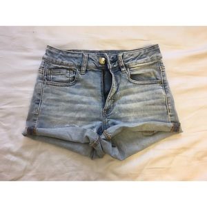 Denim X Hi-Rise Shorts