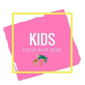 All KIDS Items Past This Point