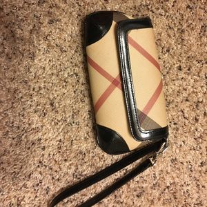 Burberry wristlet