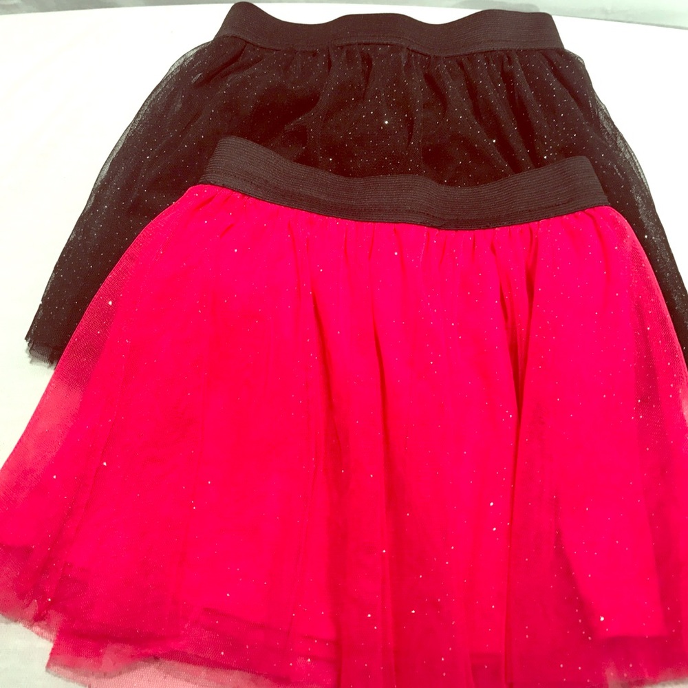 2 sparkly tulle skirts