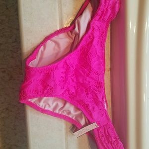 Hot pink low rise Victoria's Secret Bikini bottom