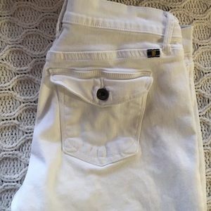 Lucky Brand Sweet N Crop White Jeans 8