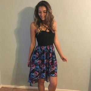 High Low Floral Dress