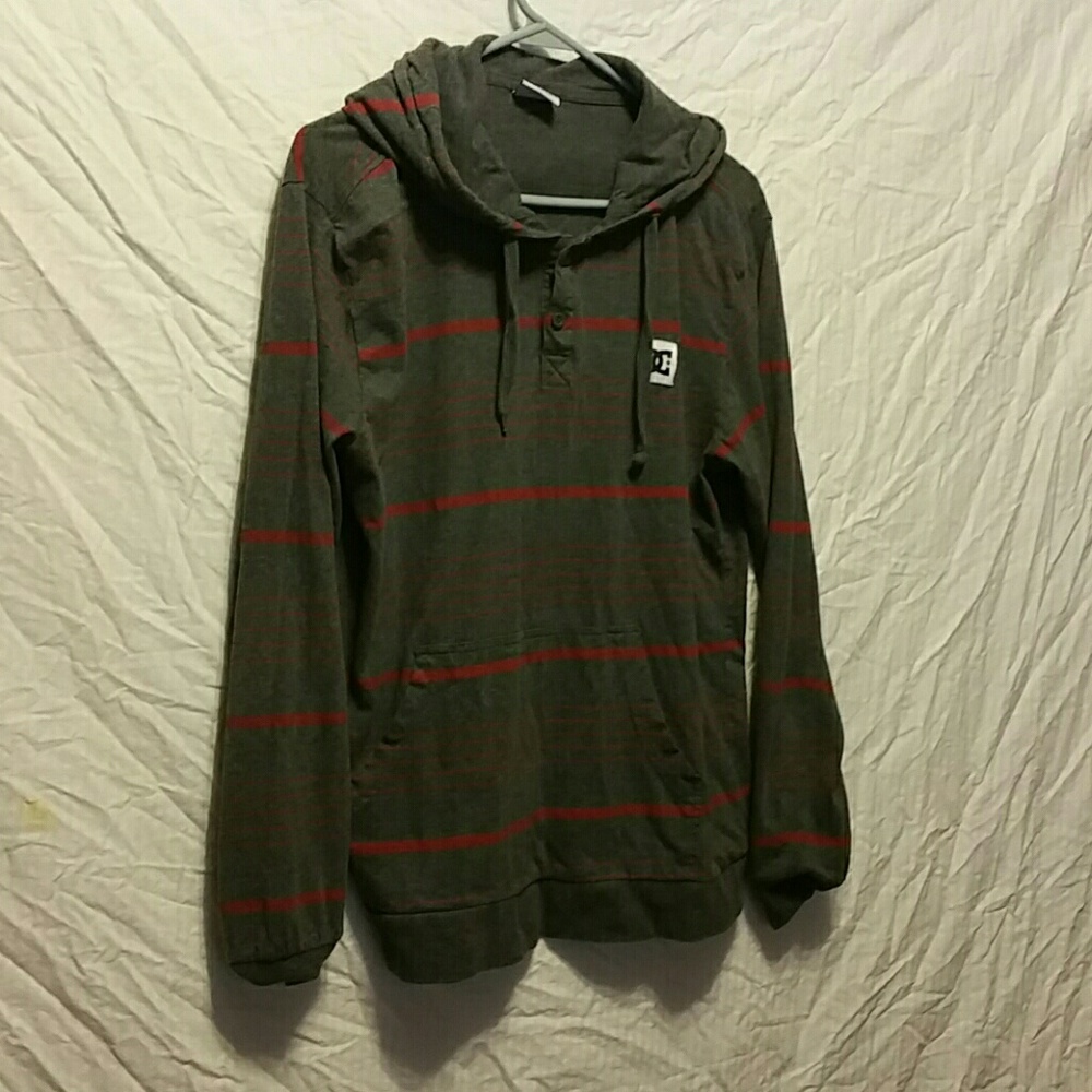 Gray Hoodie long sleeve tee only worn 2 or 3 times