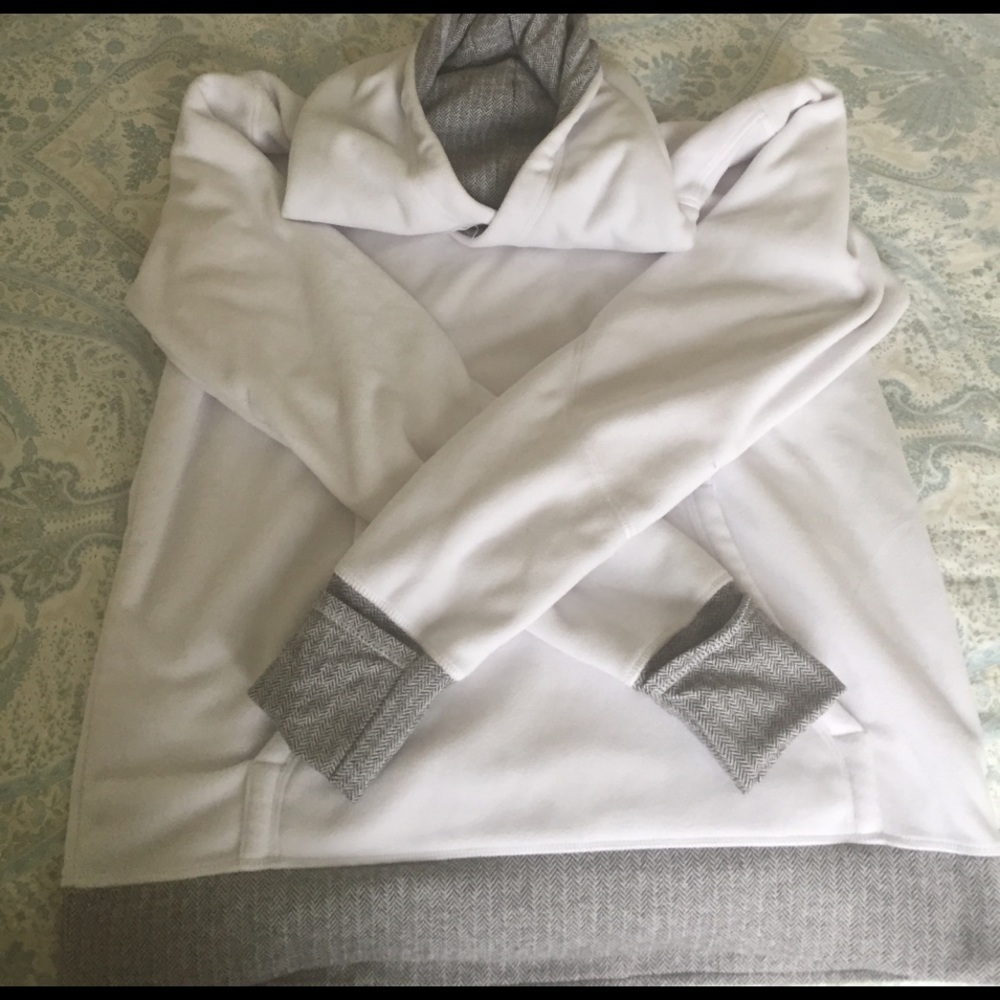 White Fleece Lululemon Hoodie