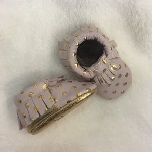 Freshly picked newborn booties