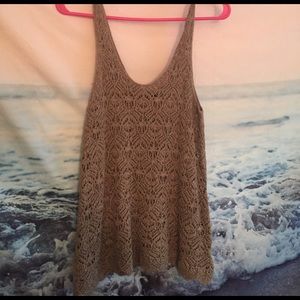 Sweater tank top