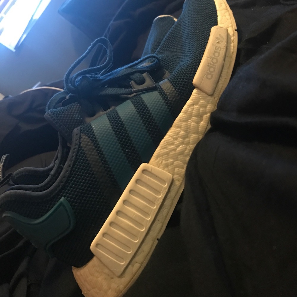 Size 9 1/2 blue nmd