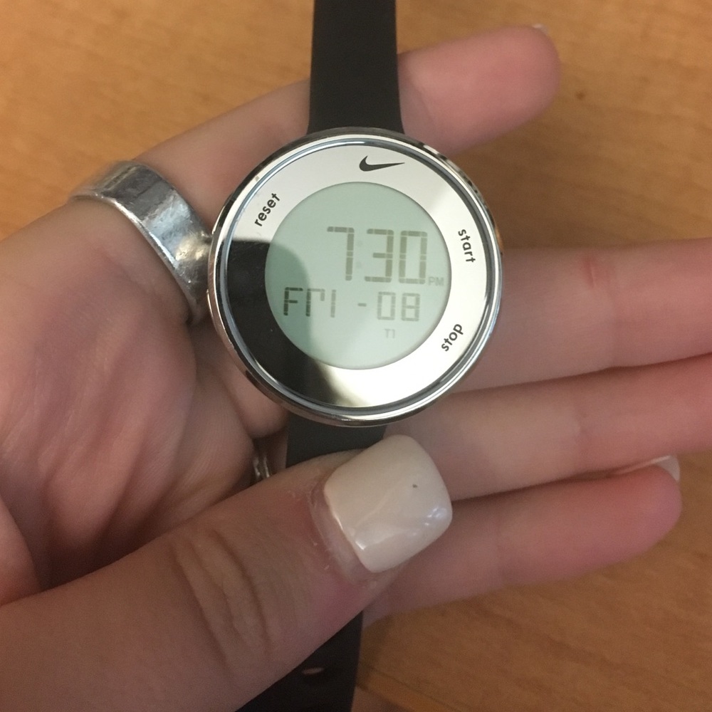 Brand New Nike+ silver and black watch