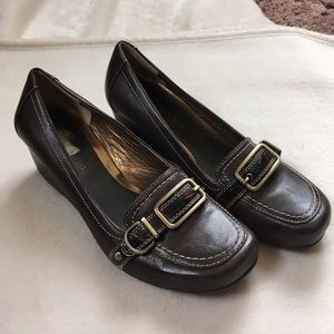 St. John's bay wedged loafers