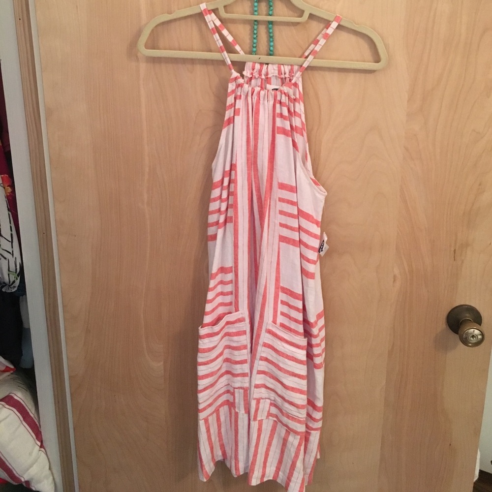 Old navy linen beach dress size M