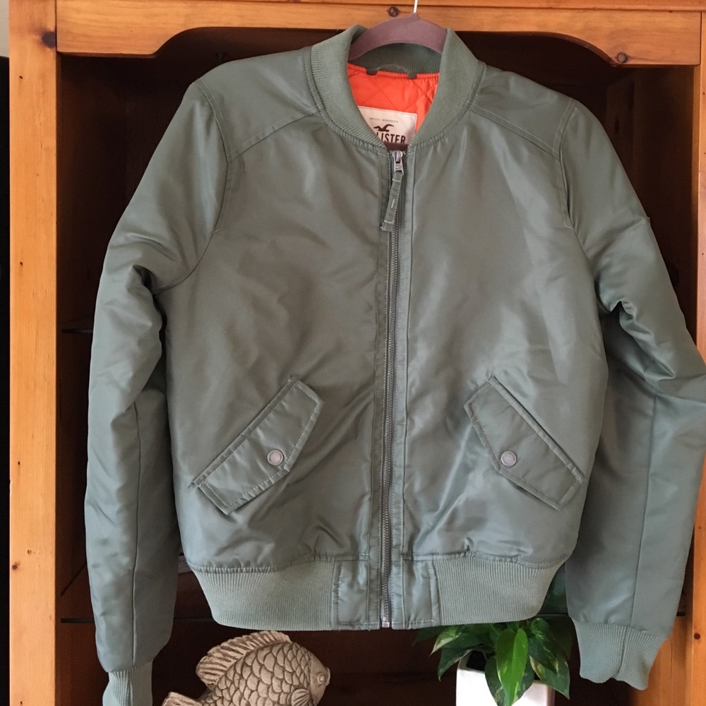 Hollister bomber jacket