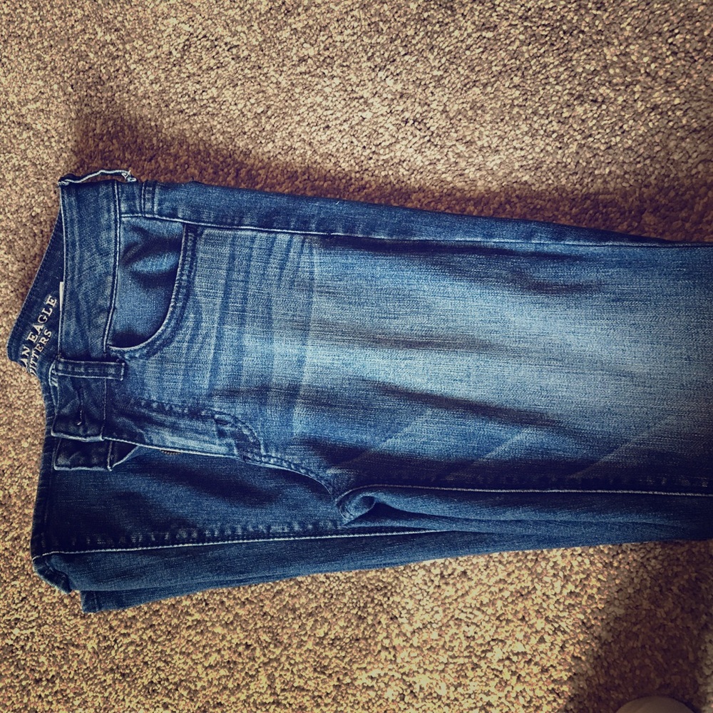 American Eagle high rise artist flare