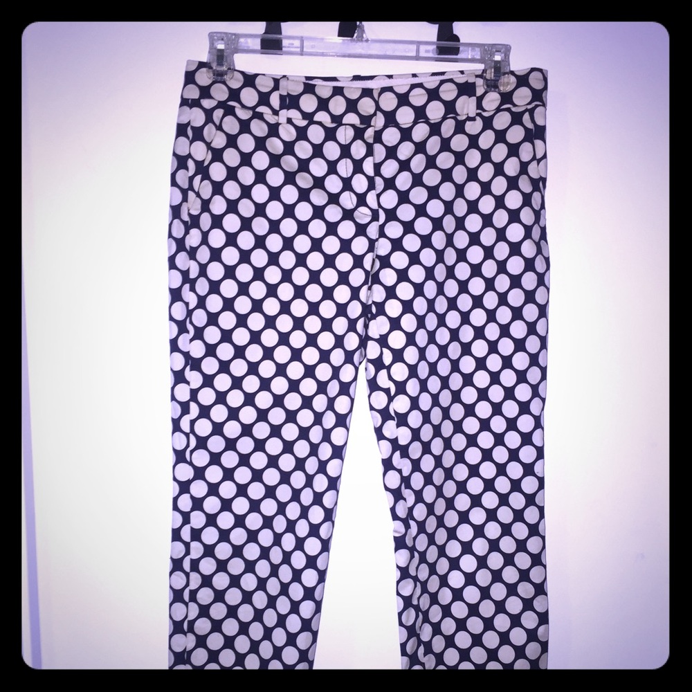 J Crew Polka Dot Slacks