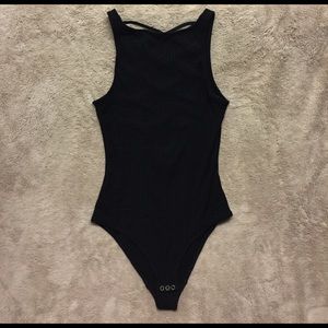 Strappy Ribbed Bodysuit