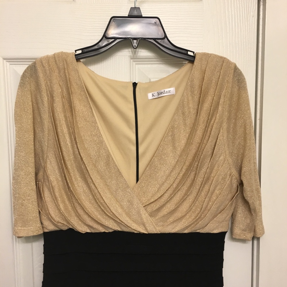 Beautiful gold and black dress