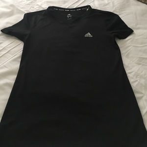 Adidas v-neck dri-fit tee