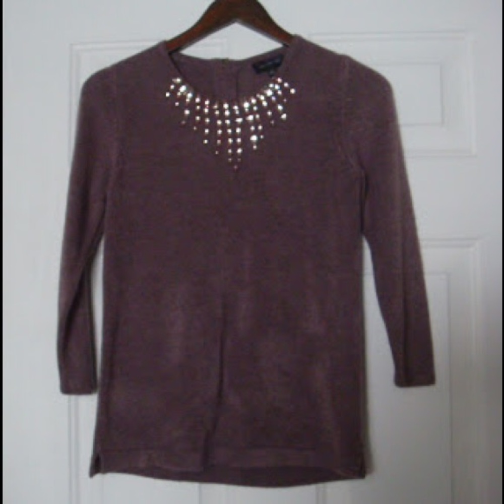 The Limited Dusty Rose Sweater