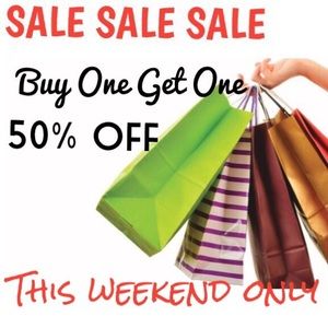 SALE BUY ONE GET ONE 50% OFF!