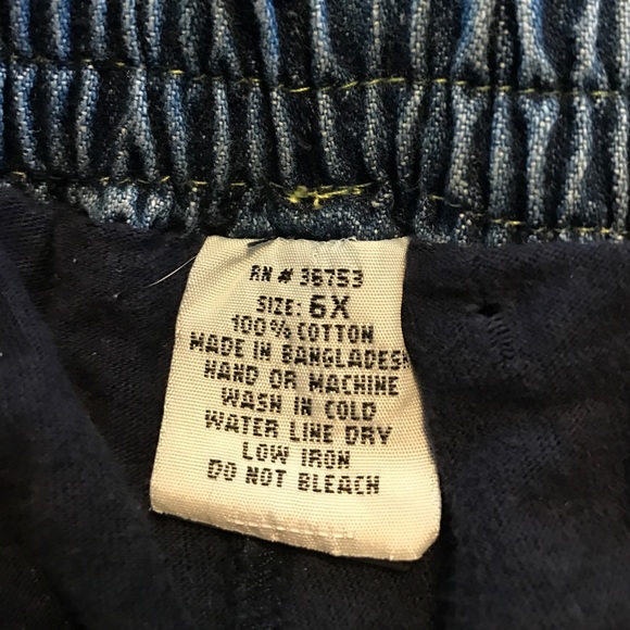 Denim Girl's Jean Skirt With Navy Shorts Attached - Picture 6 of 8