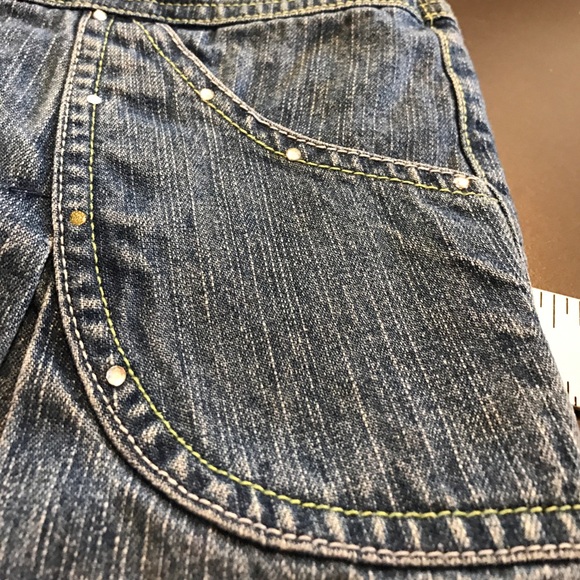 Denim Girl's Jean Skirt With Navy Shorts Attached - Picture 7 of 8