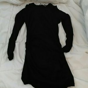 Fitted ladies black dress, size large!